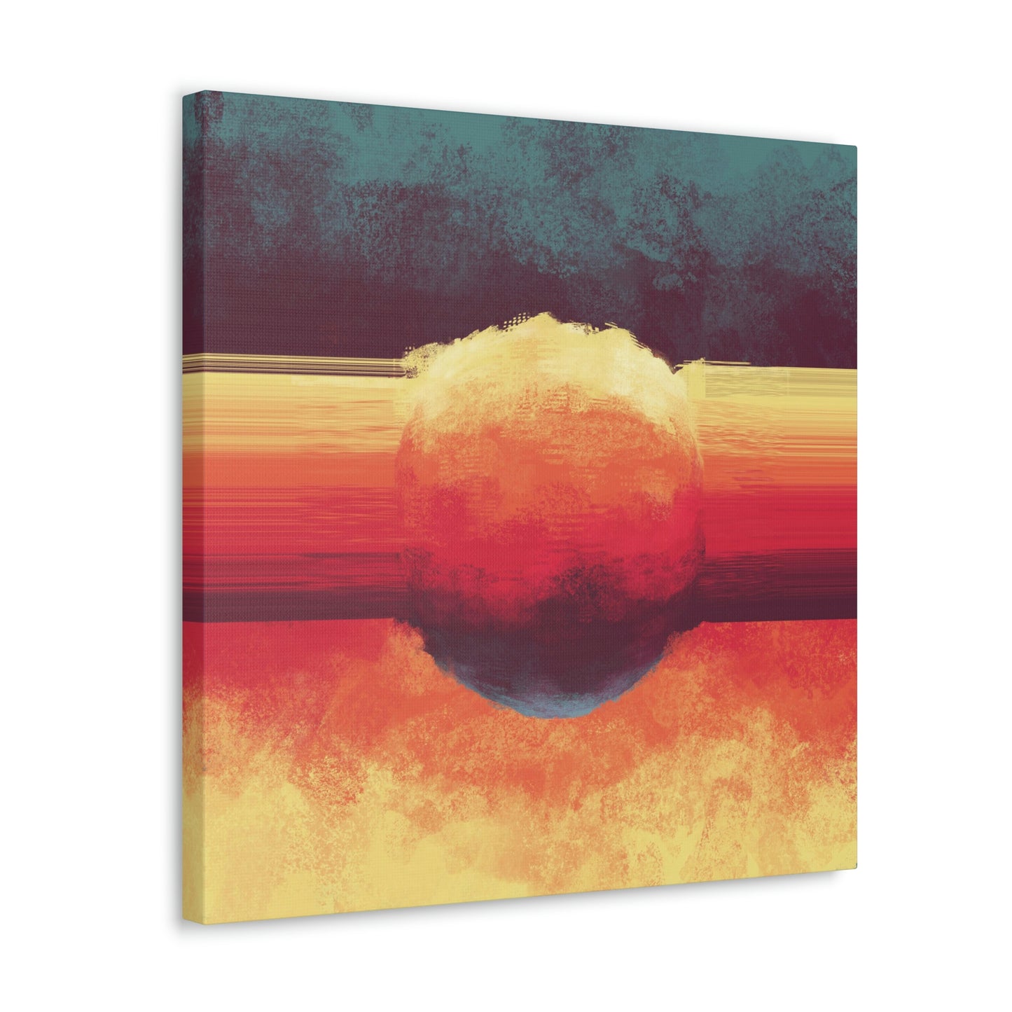 Alchemist's Fire Canvas Gallery Wrap | Abstract Modern Art Print Decor for Living & Game Room