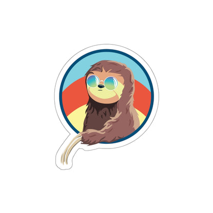 Cool Sloth Sunglasses Sticker Vinyl | 2x2" - 6x6"