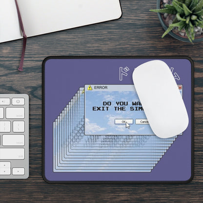 Vaporwave ERROR Mouse Pad | 9x7in Glitch Windows Dream 98 Aesthetic | For Gaming, Office