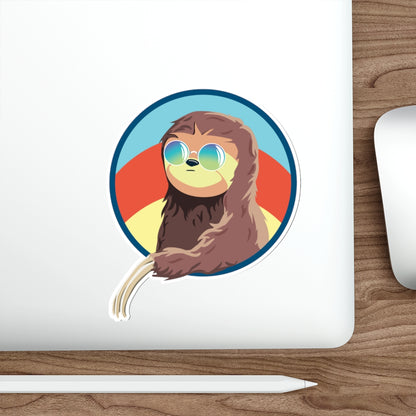 Cool Sloth Sunglasses Sticker Vinyl | 2x2" - 6x6"