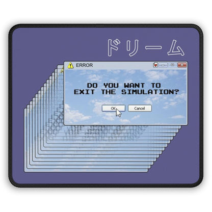 Vaporwave ERROR Mouse Pad | 9x7in Glitch Windows Dream 98 Aesthetic | For Gaming, Office