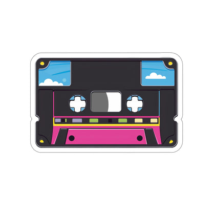 Blue Sky Cloud Cassette Tape Sticker | Vaporwave Lofi Y2K Aesthetic Kawaii 2x2-6x6 inches