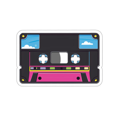 Blue Sky Cloud Cassette Tape Sticker | Vaporwave Lofi Y2K Aesthetic Kawaii 2x2-6x6 inches