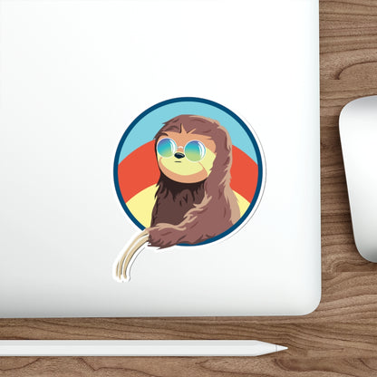 Cool Sloth Sunglasses Sticker Vinyl | 2x2" - 6x6"