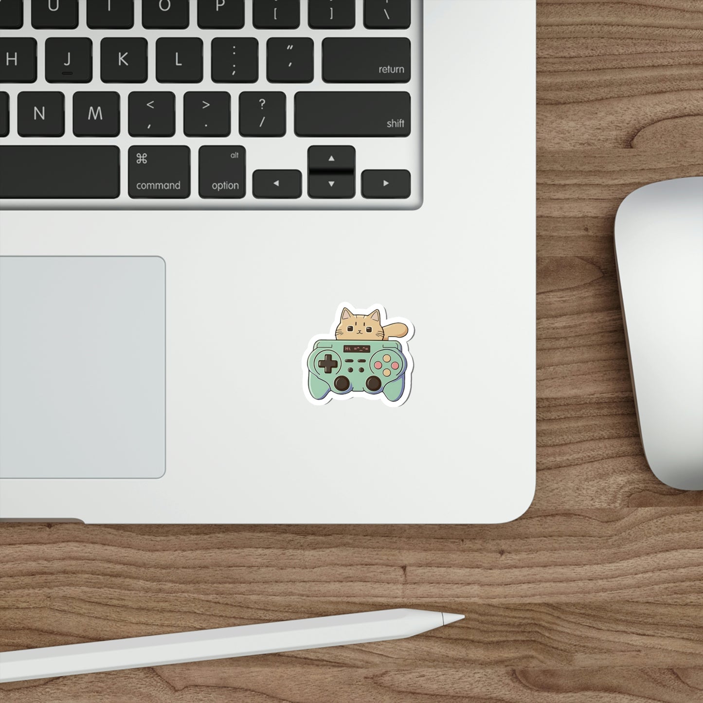 Cute Cat Controller Sticker | Kawaii Gamer Kitty