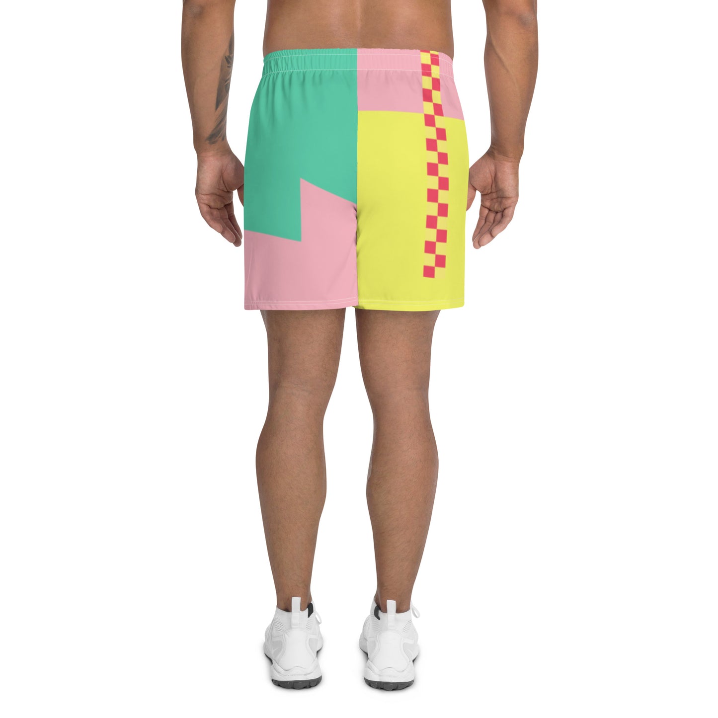 Color Block Long Shorts | Aesthetic Checkerboard XS-3XL