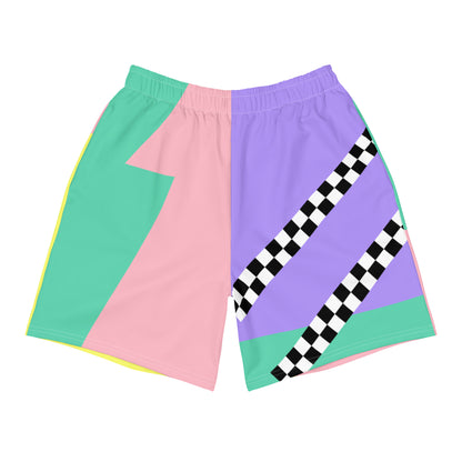 Color Block Long Shorts | Aesthetic Checkerboard XS-3XL