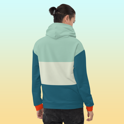 70's Color Block Hoodie | Unique Apparel