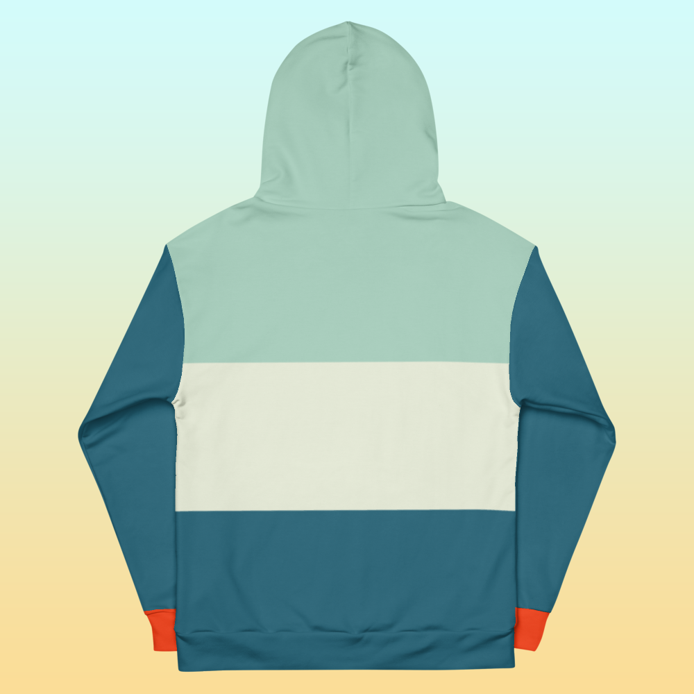 70's Color Block Hoodie | Unique Apparel