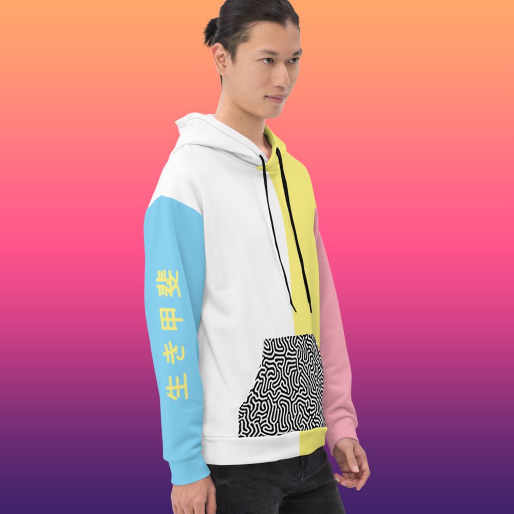 Color Block - REACTION Hoodie | Pastel Aesthetic Kawaii Apparel