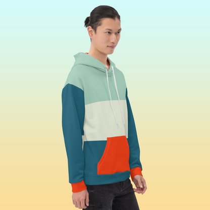 70's Color Block Hoodie | Unique Apparel