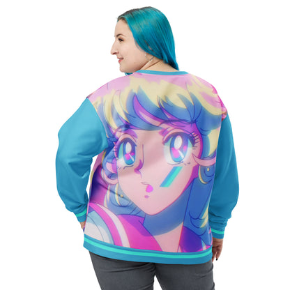 Kawaii Anime Sweatshirt | Aesthetic 90s Pastel