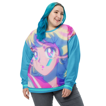 Kawaii Anime Sweatshirt | Aesthetic 90s Pastel