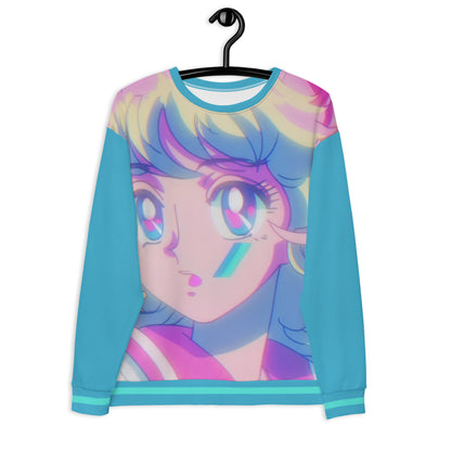 Kawaii Anime Sweatshirt | Aesthetic 90s Pastel