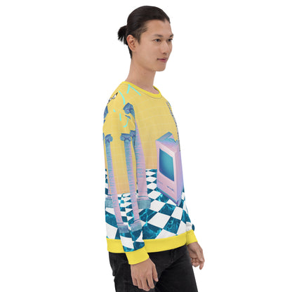 Vaporwave Aesthetic Mac Sweatshirt | Webcore Techwear Sweater