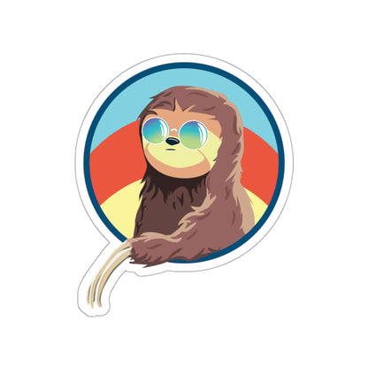 Cool Sloth Sunglasses Sticker Vinyl | 2x2" - 6x6"