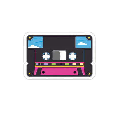 Blue Sky Cloud Cassette Tape Sticker | Vaporwave Lofi Y2K Aesthetic Kawaii 2x2-6x6 inches