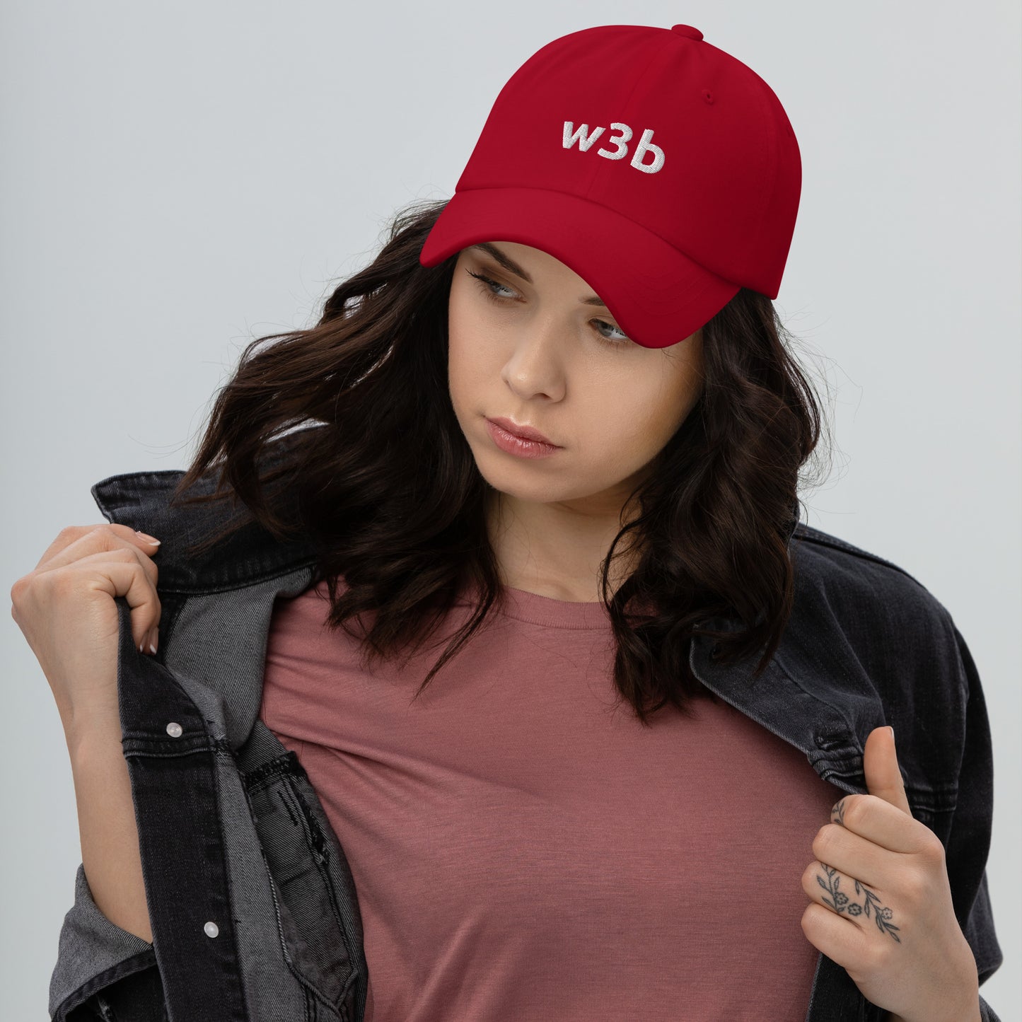 w3b Web 3.0 Crypto Hat | Defi NFT Blockchain Baseball Dad Cap Headwear