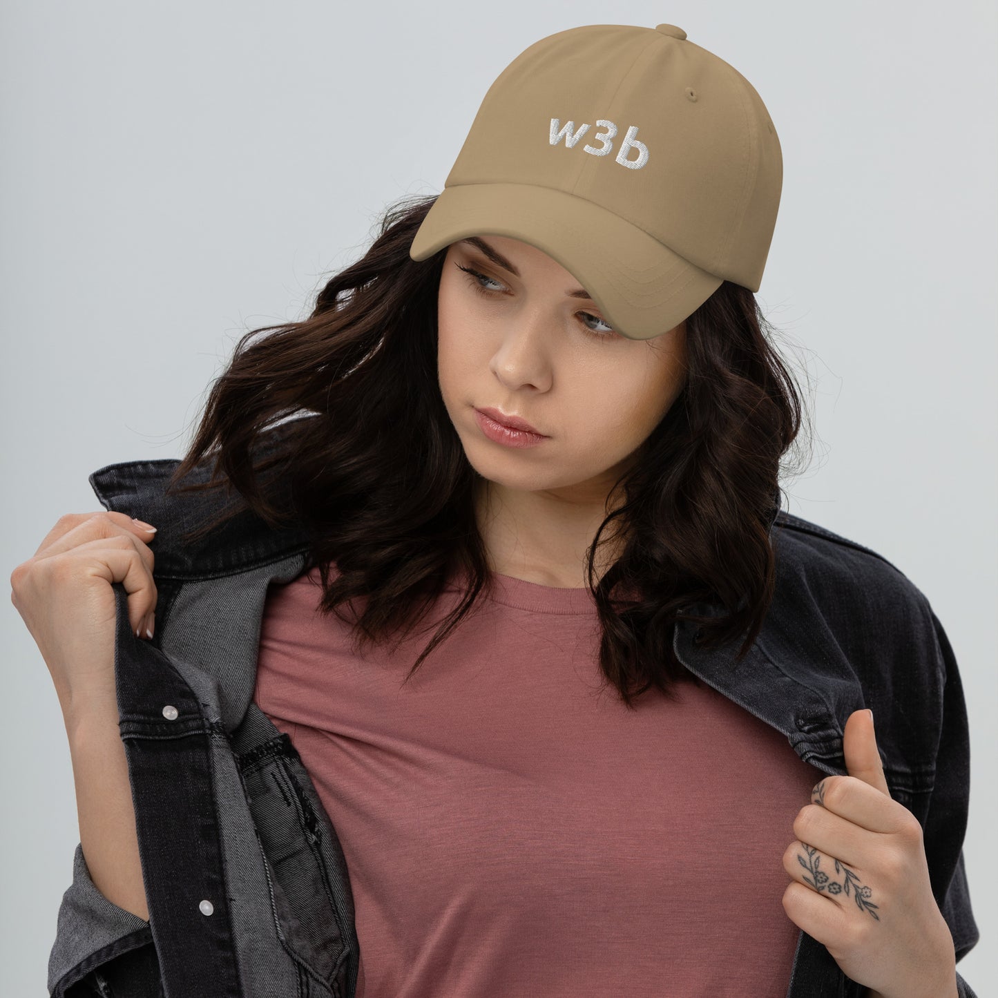 w3b Web 3.0 Crypto Hat | Defi NFT Blockchain Baseball Dad Cap Headwear