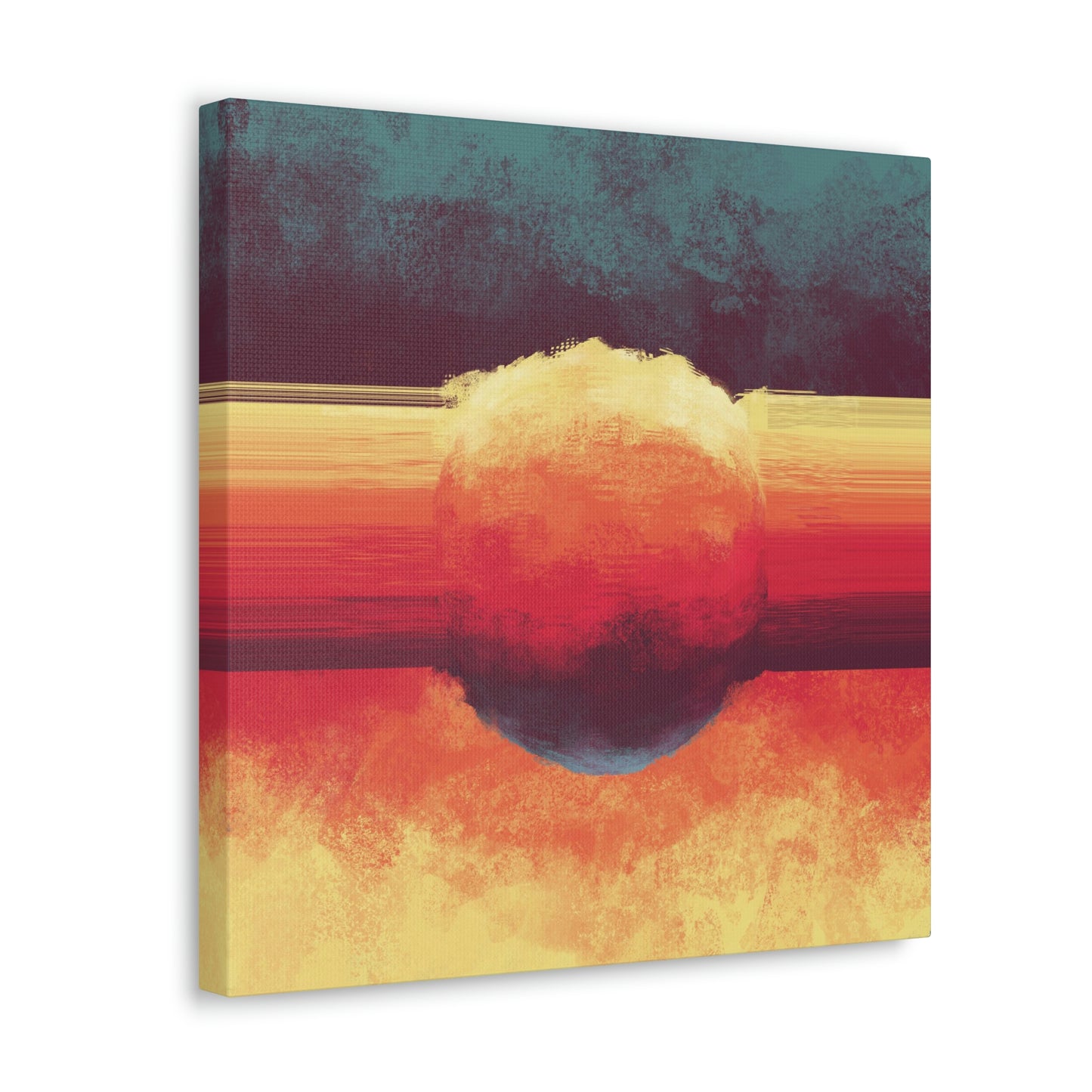 Alchemist's Fire Canvas Gallery Wrap | Abstract Modern Art Print Decor for Living & Game Room