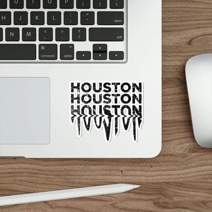 HOUSTON Drip Sticker | HTX Htown Vinyl Waterproof 2x2-6x6