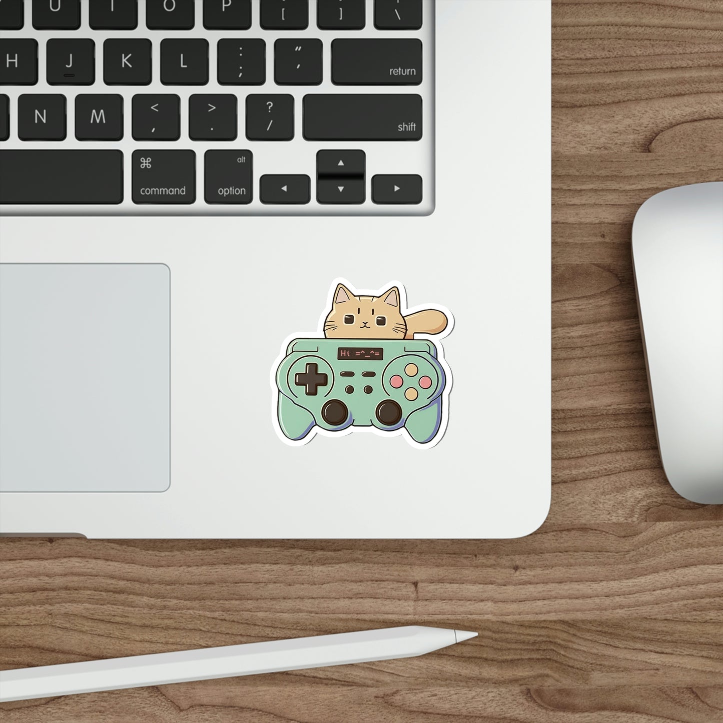 Cute Cat Controller Sticker | Kawaii Gamer Kitty