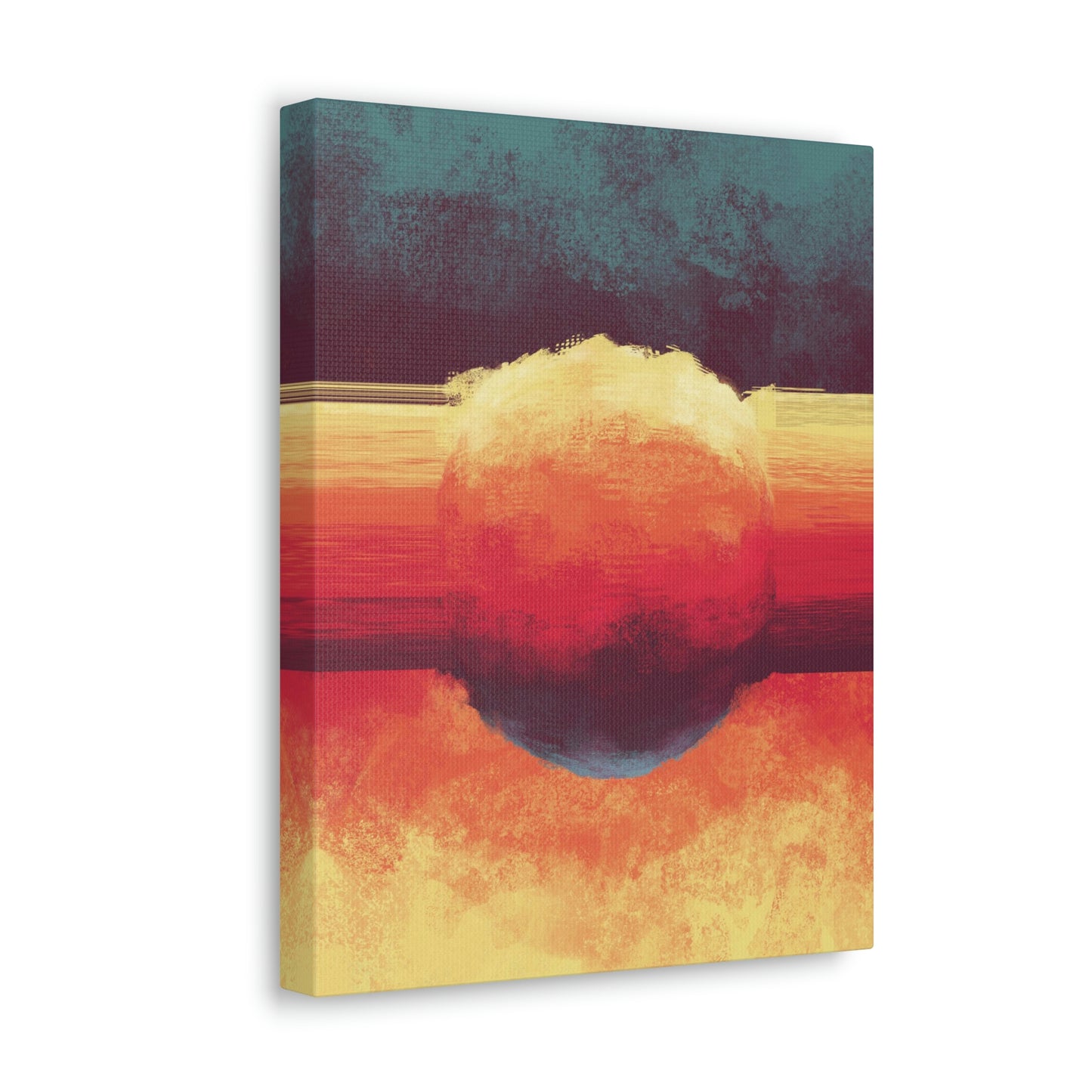 Alchemist's Fire Canvas Gallery Wrap | Abstract Modern Art Print Decor for Living & Game Room