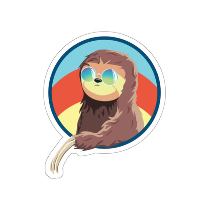 Cool Sloth Sunglasses Sticker Vinyl | 2x2" - 6x6"