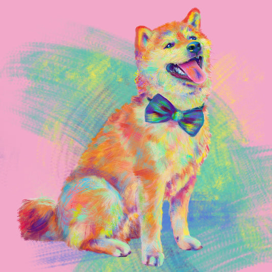 Custom Animated Video Pet Portrait - Living Painting - Moving Unique Animal Art