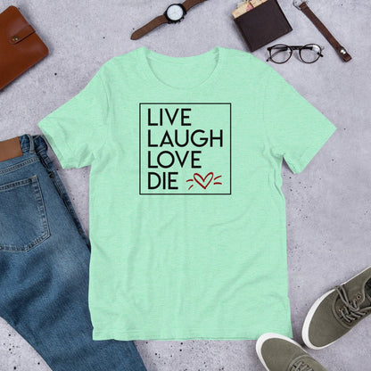 Live Laugh Love Die <3 Shirt | Emo Goth Wear