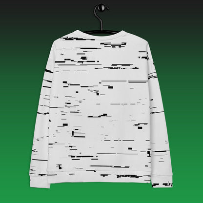 We Live In A Simulation Sweatshirt | Matrix Sims Unisex Cyberpunk Glitch Sweater