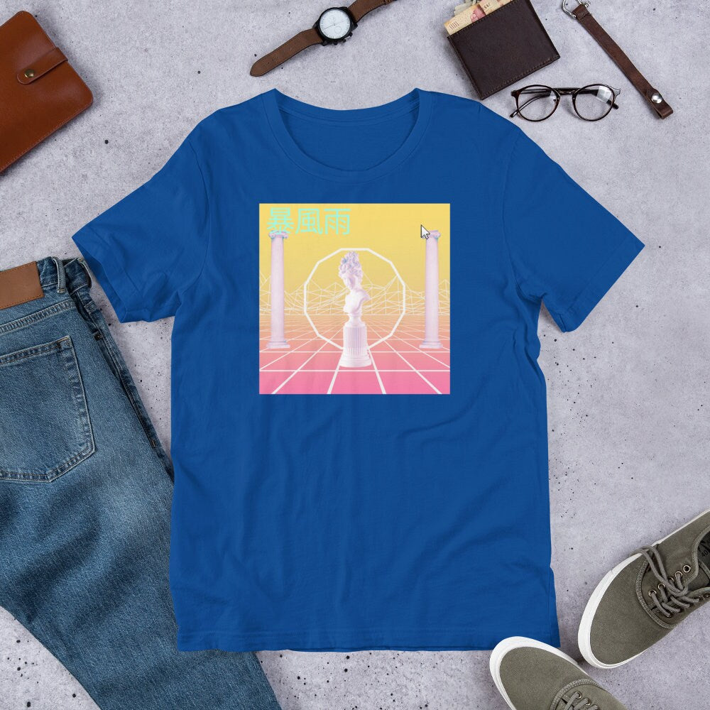 Vaporwave Synthwave 80's Statue Tshirt | Unisex Tee S-4XL