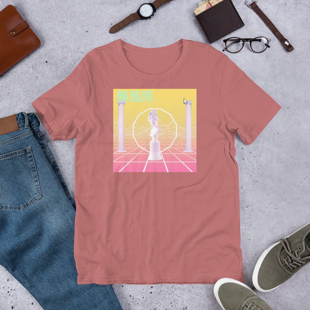 Vaporwave Synthwave 80's Statue Tshirt | Unisex Tee S-4XL