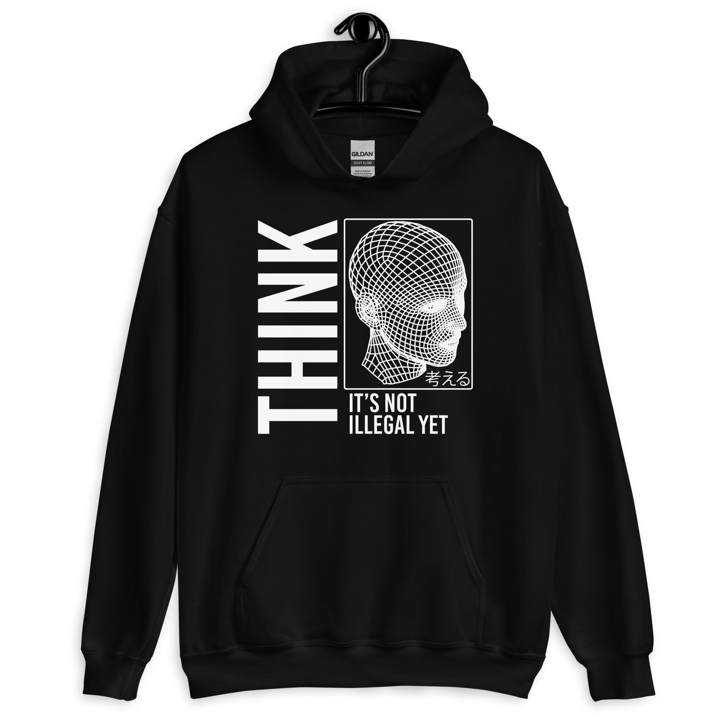 THINK Unisex Hoodie - Gildan S-5XL