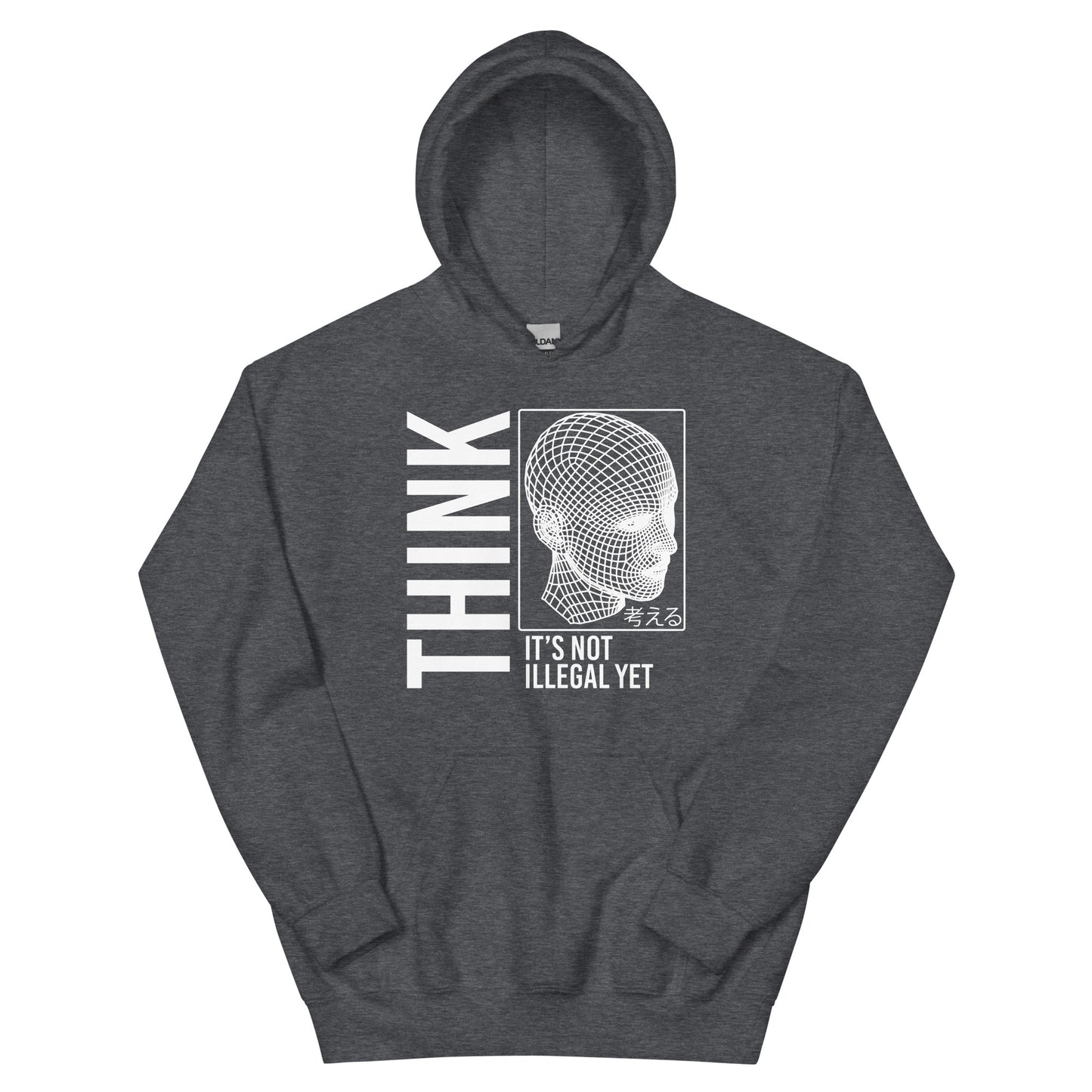 THINK Unisex Hoodie - Gildan S-5XL