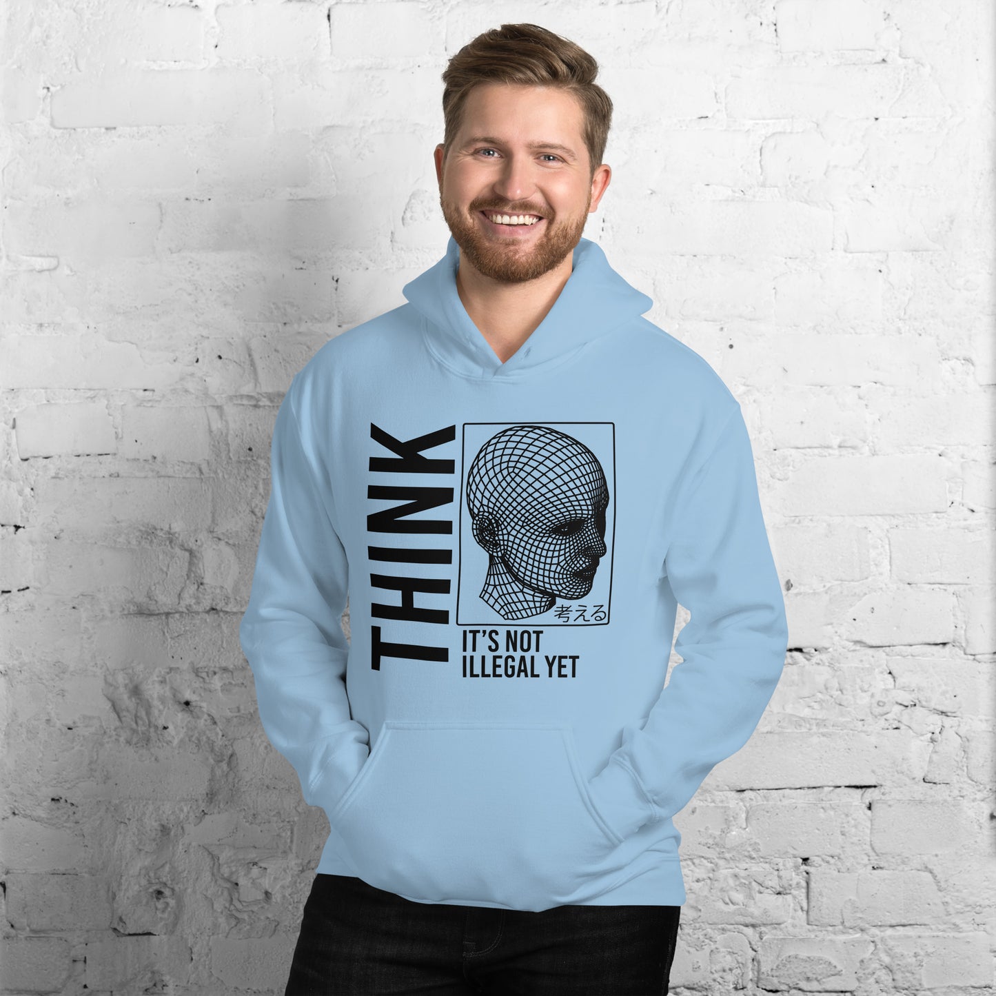 THINK Unisex Hoodie - Gildan S-5XL