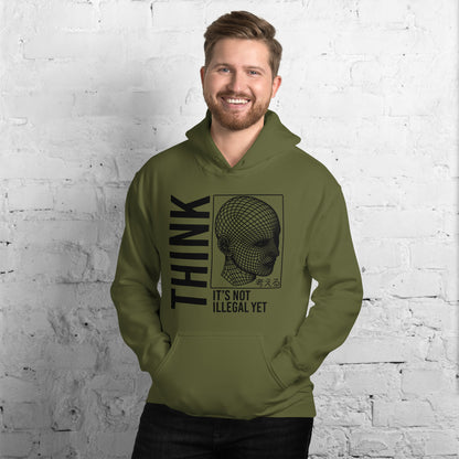 THINK Unisex Hoodie - Gildan S-5XL