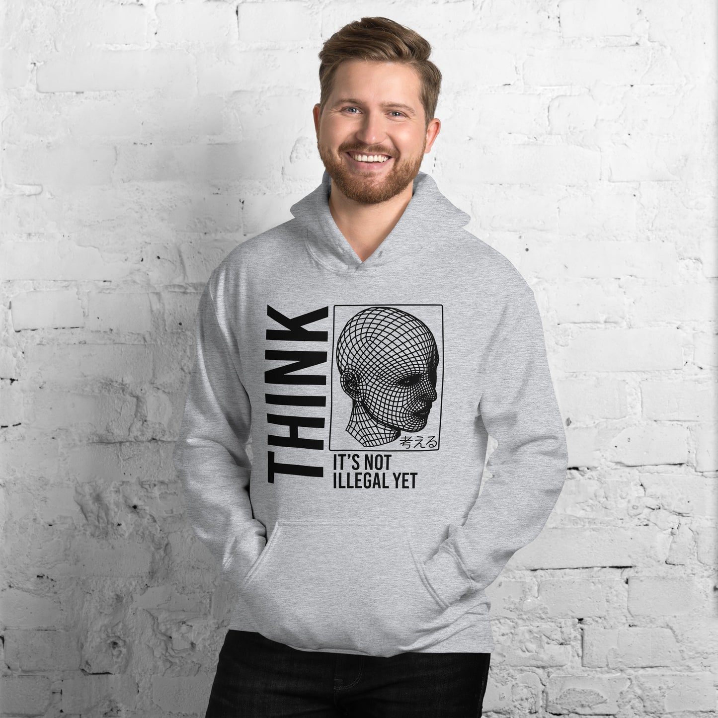 THINK Unisex Hoodie - Gildan S-5XL