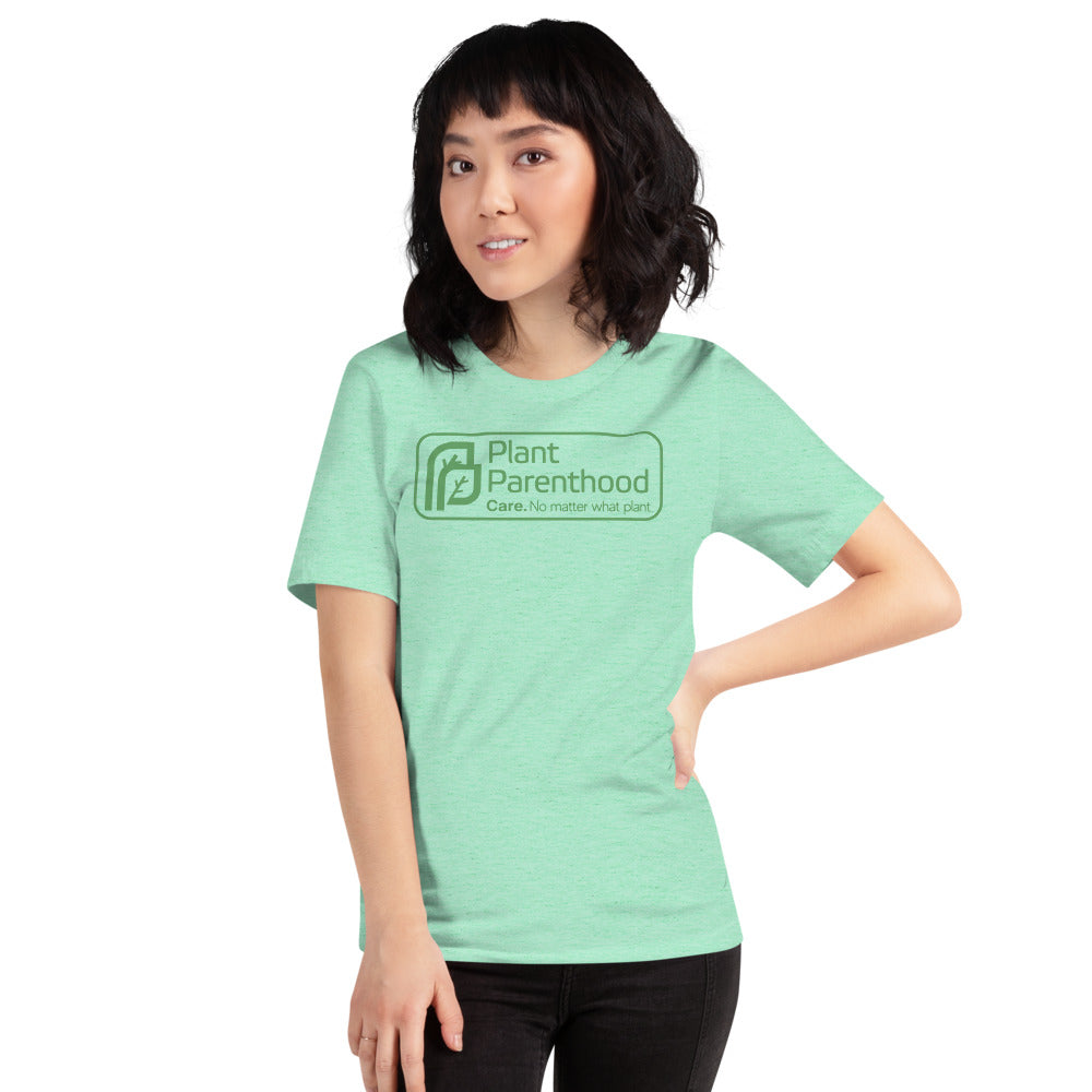 Plant Parenthood Women's Men's Bella Canvas Tee | Unisex Parody & Plant Lover Shirt