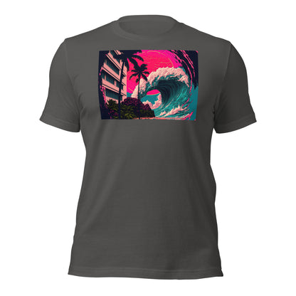 Aesthetic Vapor Wave Shirt | Great Wave | Cyberpunk Outrun Vibe