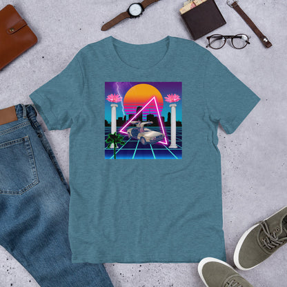 SYNTHWAVE Nightlife 80's Tee | Gridline Vaporwave