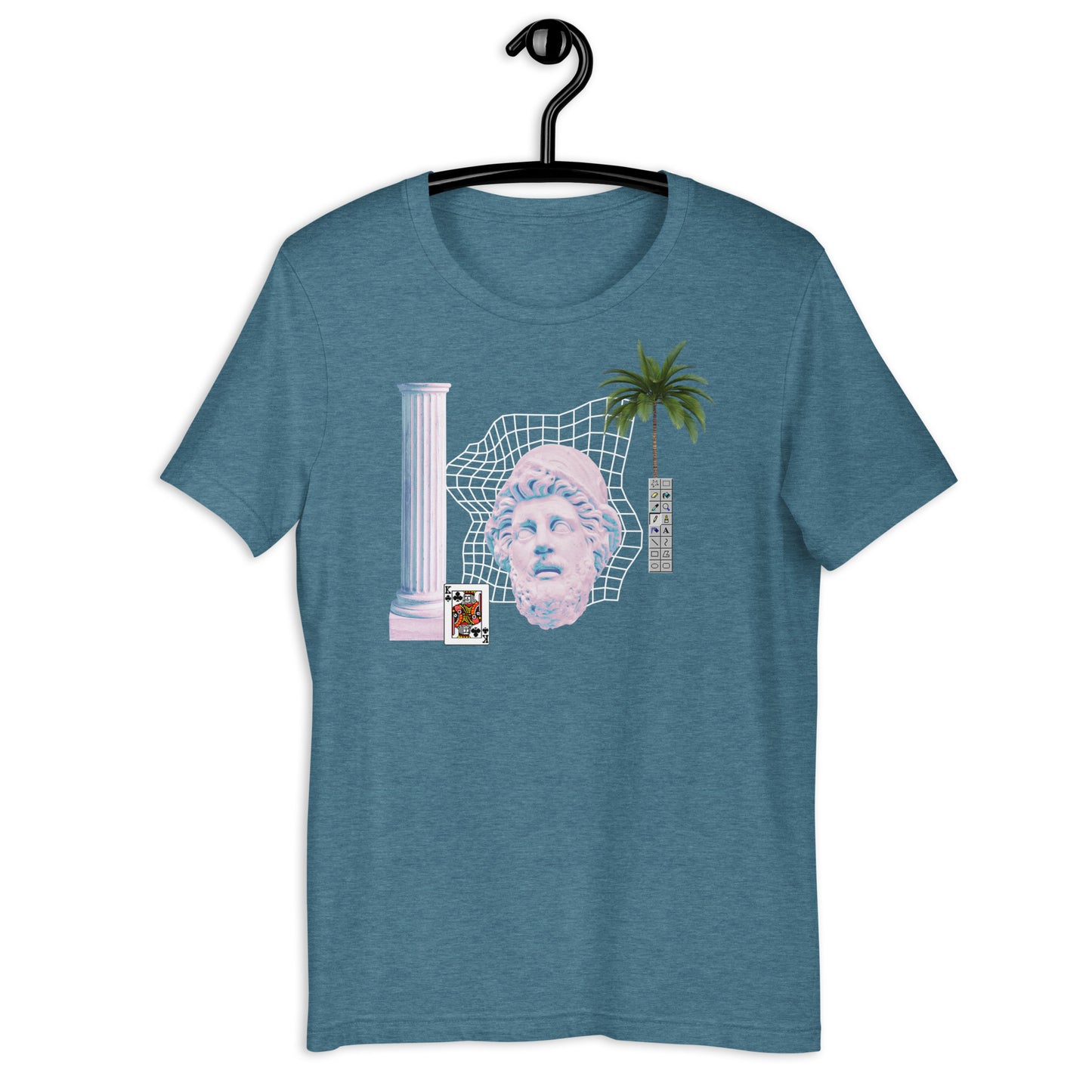 Vaporwave King Shirt | Aesthetic 80s 90s Unisex Palm Tree Tee