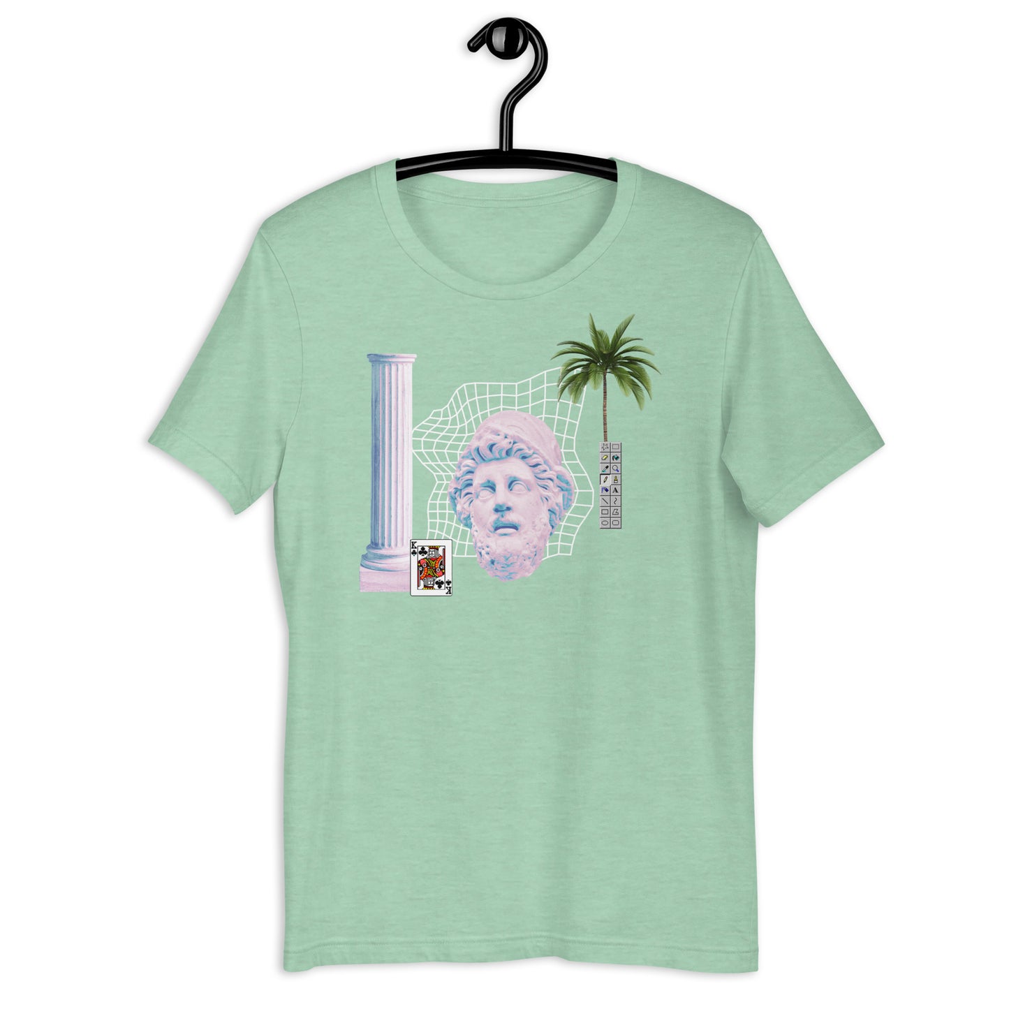 Vaporwave King Shirt | Aesthetic 80s 90s Unisex Palm Tree Tee