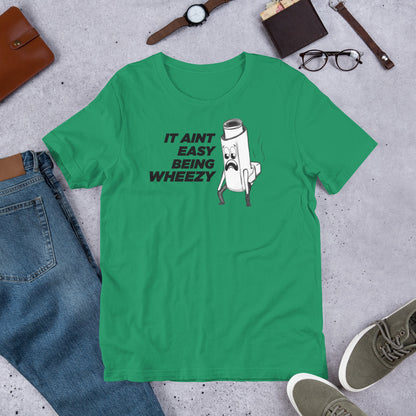 Aint Easy Being Wheezy Asthma Shirt | Funny Inhaler Tee for Asthmatics