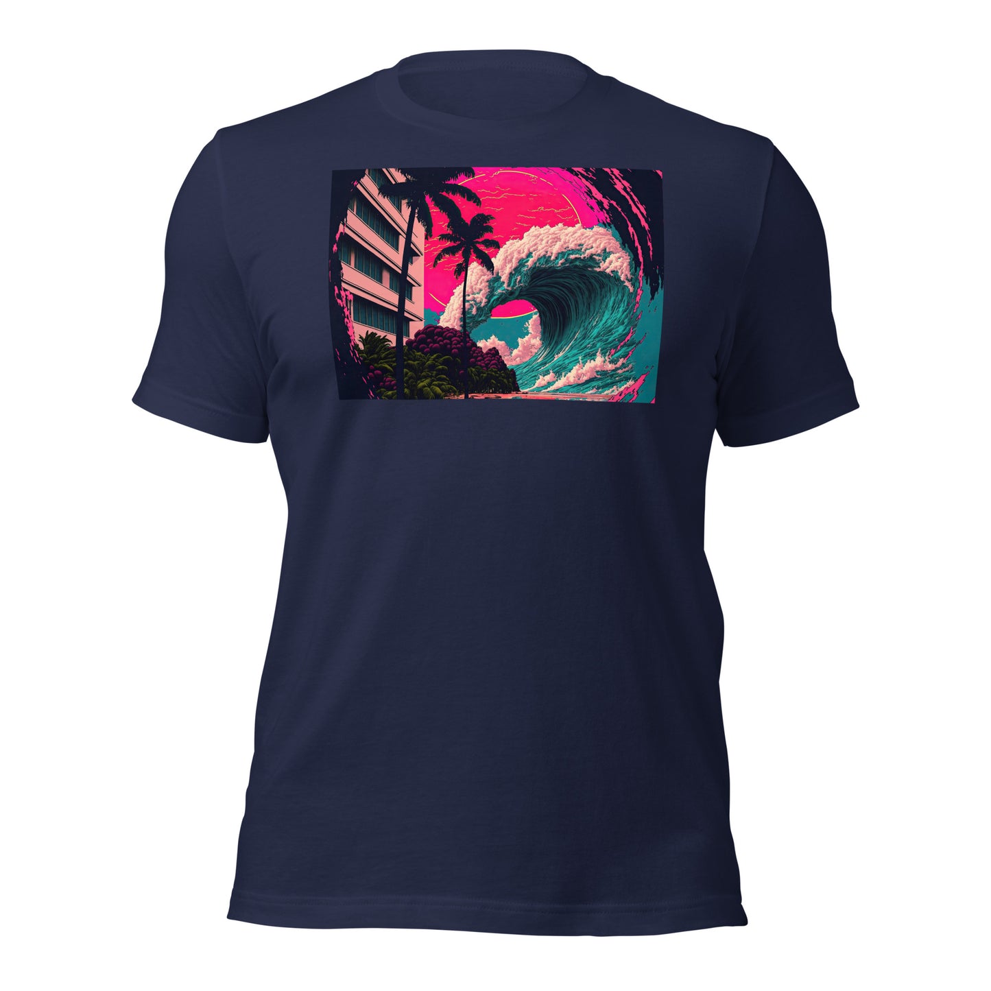 Aesthetic Vapor Wave Shirt | Great Wave | Cyberpunk Outrun Vibe