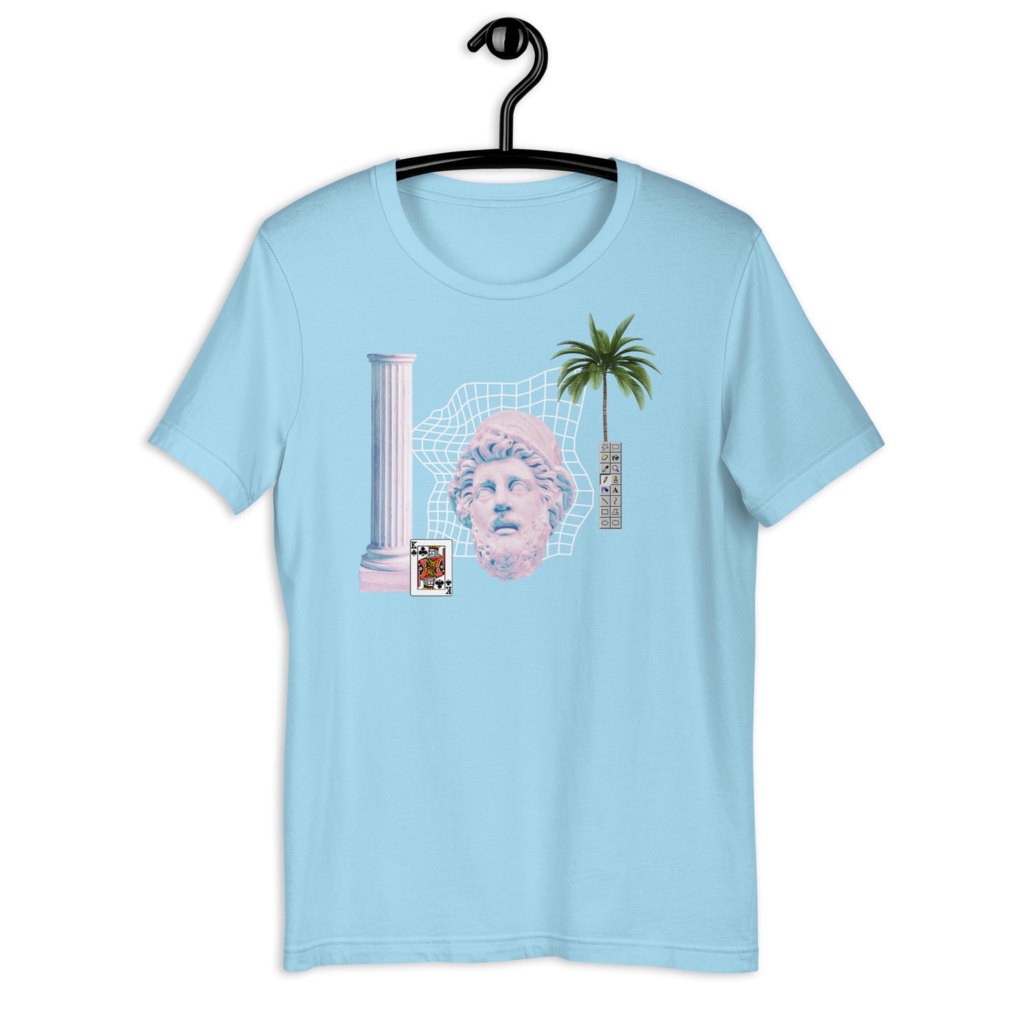 Vaporwave King Shirt | Aesthetic 80s 90s Unisex Palm Tree Tee