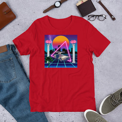 SYNTHWAVE Nightlife 80's Tee | Gridline Vaporwave