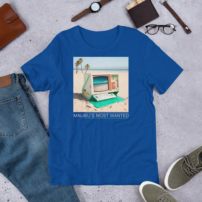 Malibu's Most Wanted Workstation Shirt - Vaporwave Computer Techwear