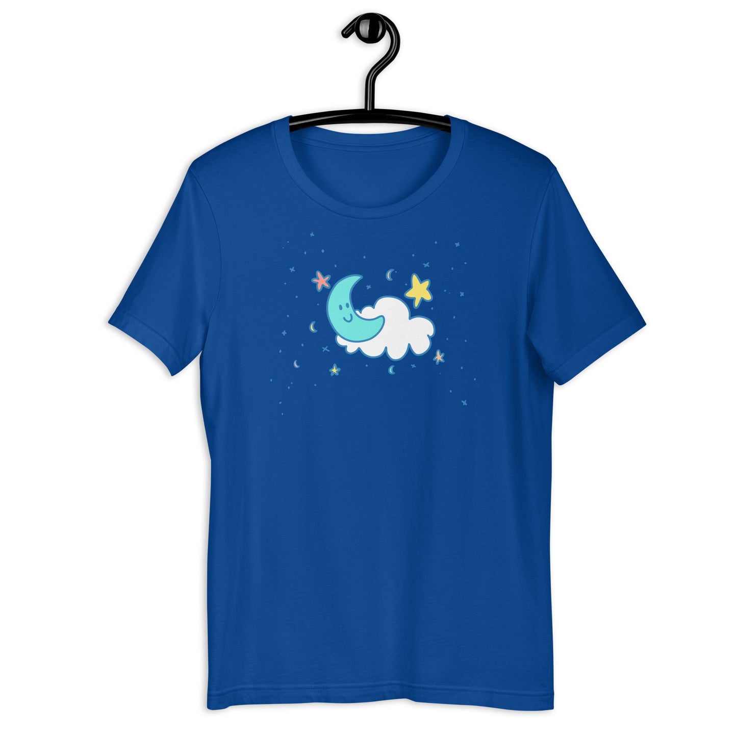 Cute Moon & Stars Tshirt | Pastel Aesthetic Kidcore Unisex Kawaii Tee