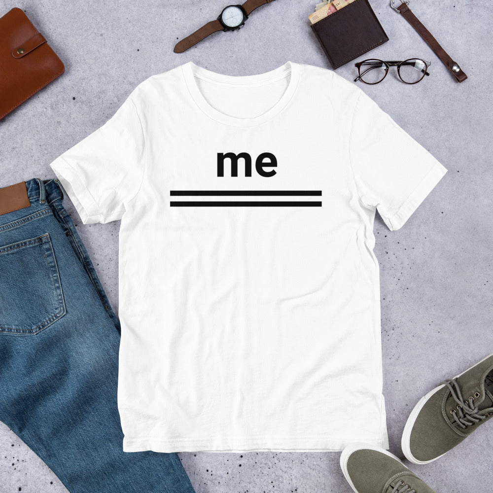 Me Statement Shirt | Minimal Aesthetic Stripe Bella Canvas Tshirt